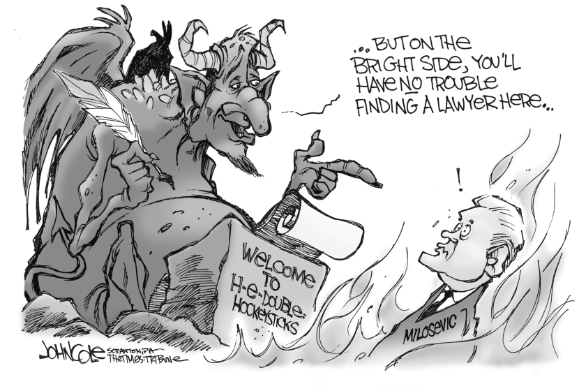 Milosevic in hell