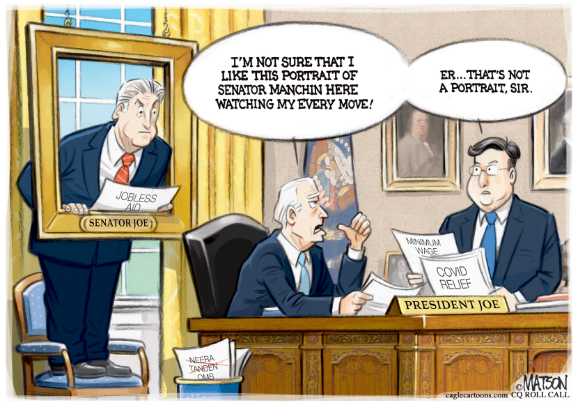Senator Manchin in the Oval Office
