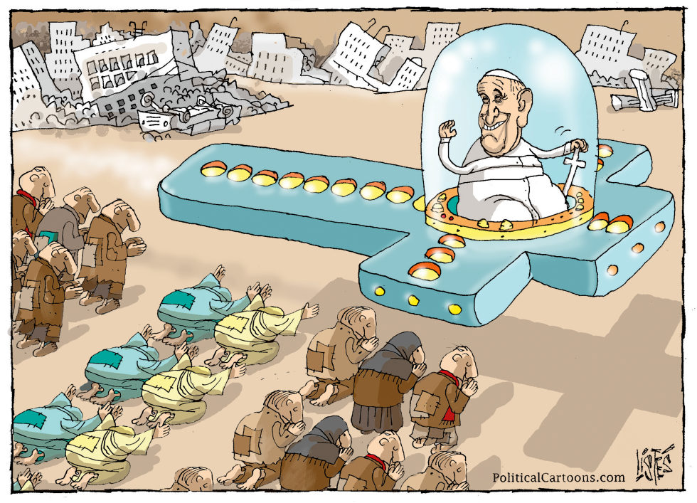 Pope's Flying Object in Iraq