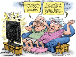 MEGHAN AND HARRY ON TV by Daryl Cagle