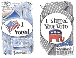 CANCEL YOUR VOTE by John Darkow