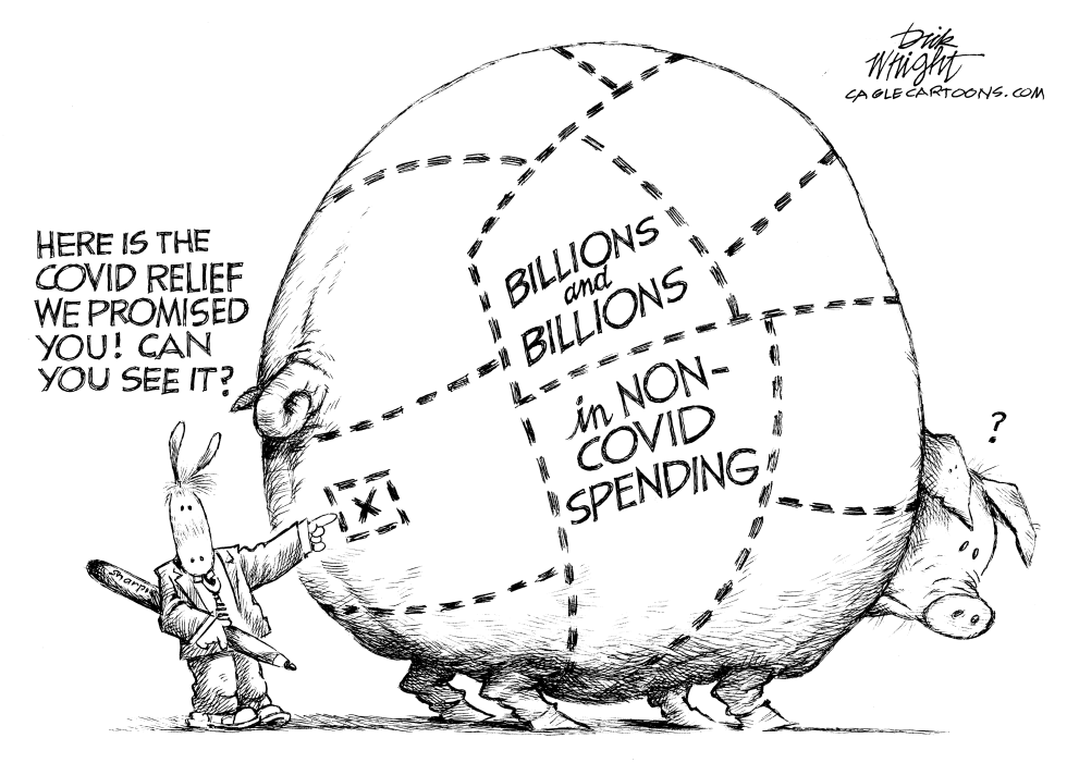 Democrats Non Covid Spending Porker