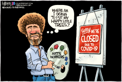 ARTS WORKERS IMPACTED BY COVID by Rick McKee