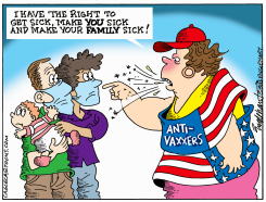 VACCINATION SKEPTICS by Bob Englehart