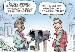 COVID CHECK by Joe Heller