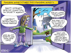POST PANDEMIC STRESS by Dave Whamond