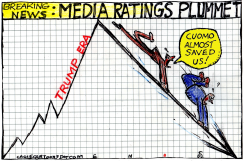 RATINGS PLUMMET by Randall Enos