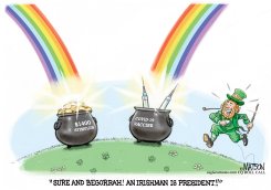 LEPRECHAUN HAPPY BIDEN IS PRESIDENT by R.J. Matson