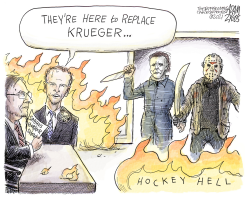 SABRES HORROR SHOW by Adam Zyglis