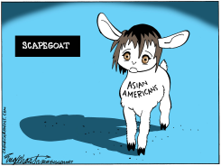 AMERICA'S SCAPEGOAT by Bob Englehart