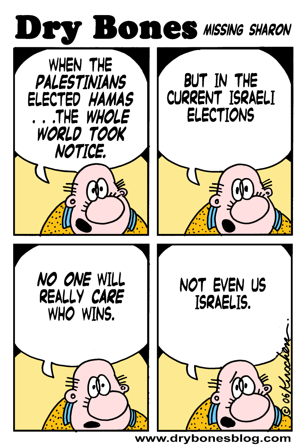  ISRAELI ELECTIONS 2006 by Yaakov Kirschen