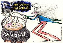 TROUBLE IN THE MELTING POT by Randall Enos