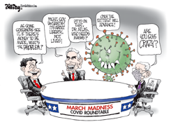MARCH MADNESS - COVID by Bill Day