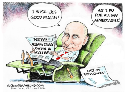 BIDEN CALLS PUTIN KILLER by Dave Granlund