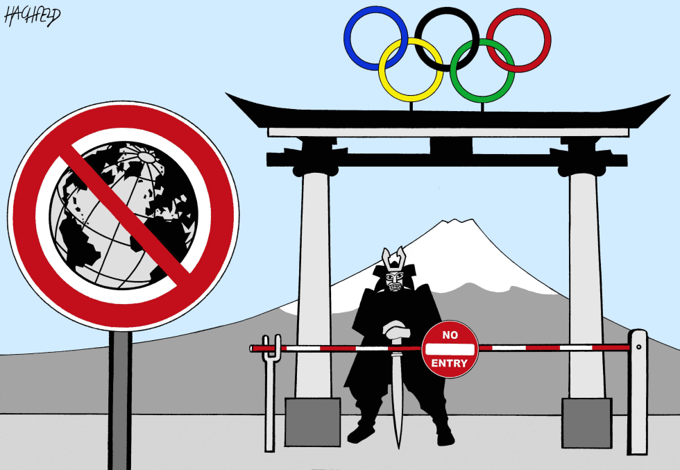 Japan closed for Olympic Games