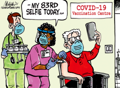 COVID SELFIE by Steve Nease