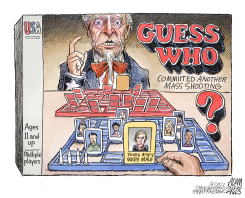 LATEST MASS SHOOTING by Adam Zyglis