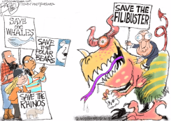 FILIBUSTER CRITTER by Pat Bagley