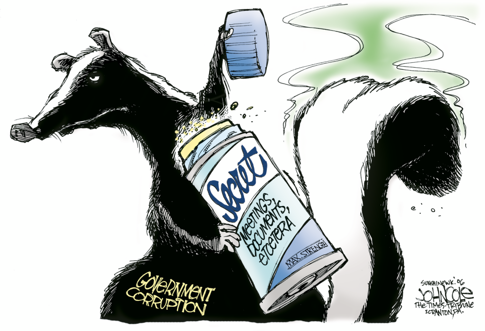 Government secrecy -- color