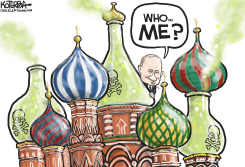 PUTIN'S DENIAL  by Jeff Koterba