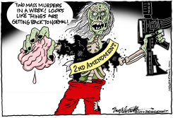 BACK TO NORMAL by Bob Englehart