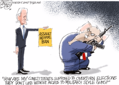 GUN FONDLER by Pat Bagley