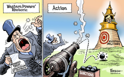 THE WEST ON MYANMAR by Paresh Nath