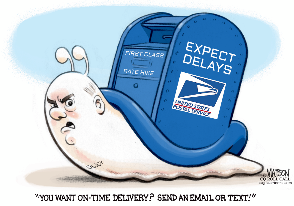 Postmaster General Plans Slower Mail Delivery