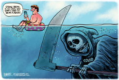SPRING BREAK COVID by Rick McKee