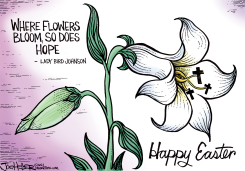 EASTER LILY by Joe Heller