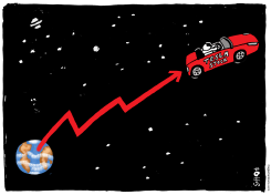 TESLA STOCK MADNESS by Schot