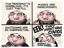 COVID MIGRANTS by Steve Sack