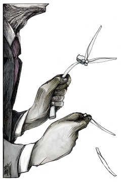 WIND POWER - WANT IT, DON\'T WANT IT by Angel Boligan