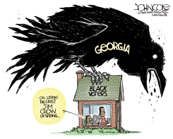 FIRST JIM CROW OF SPRING by John Cole