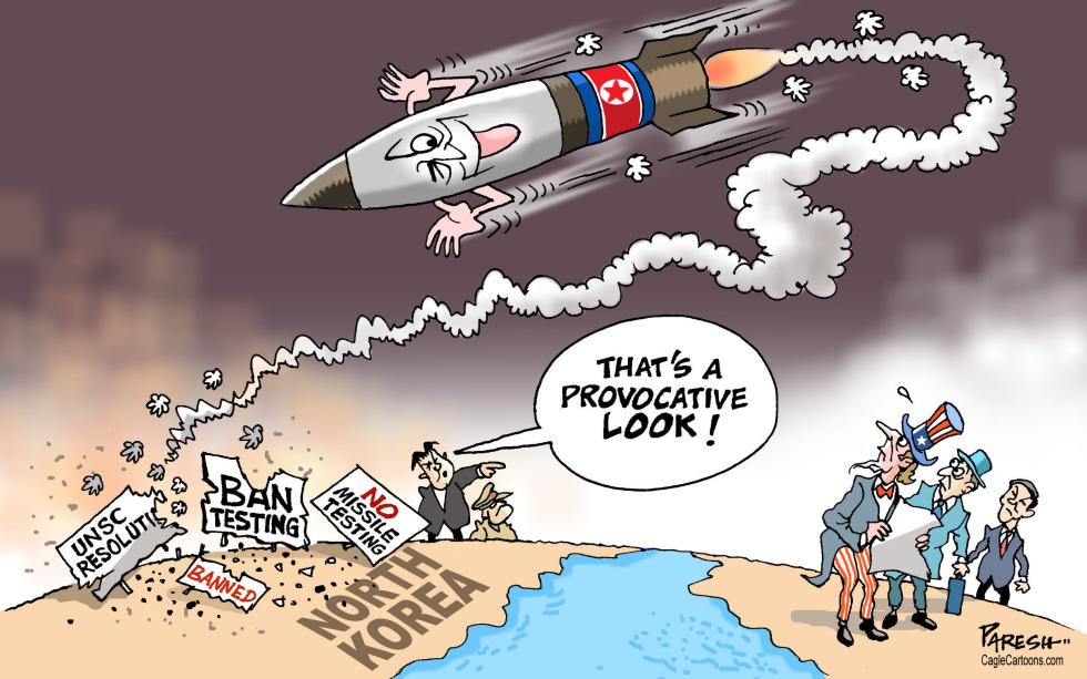 North Korean missiles