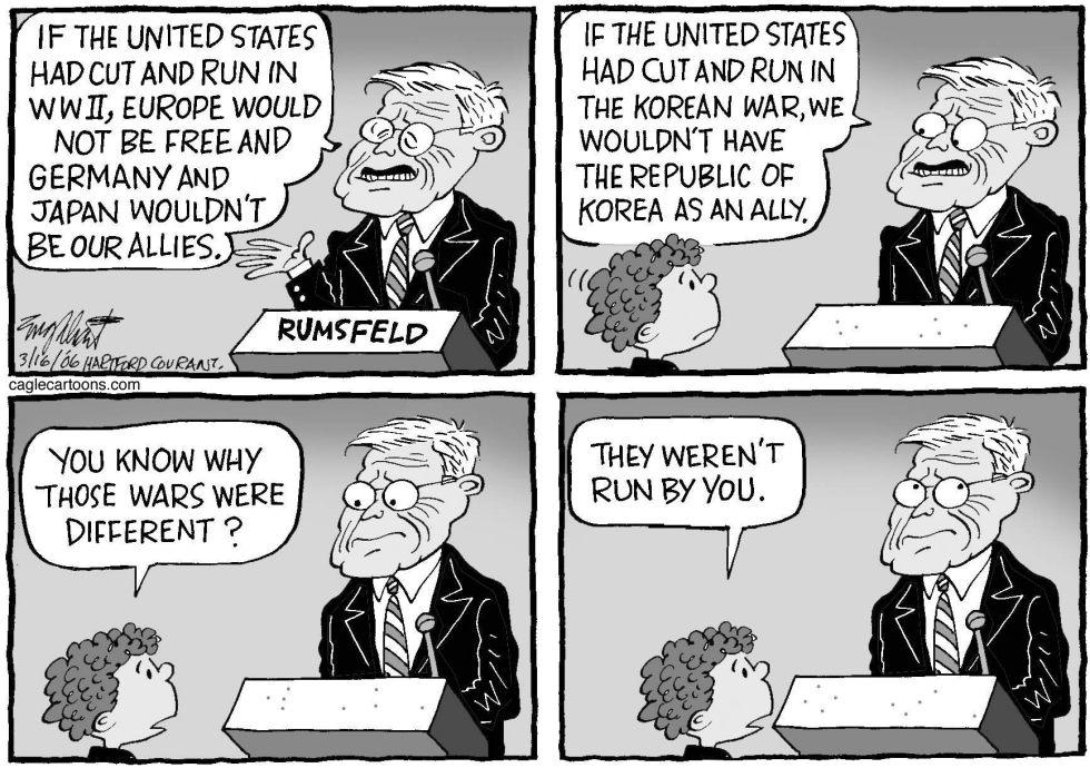 Rummy Speaks on the War