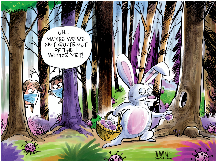 Not out of the woods yet