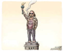 NY RECREATIONAL MARIJUANA by Adam Zyglis