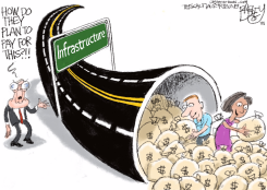 INFRASTRUCTURE CORNUCOPIA  by Pat Bagley