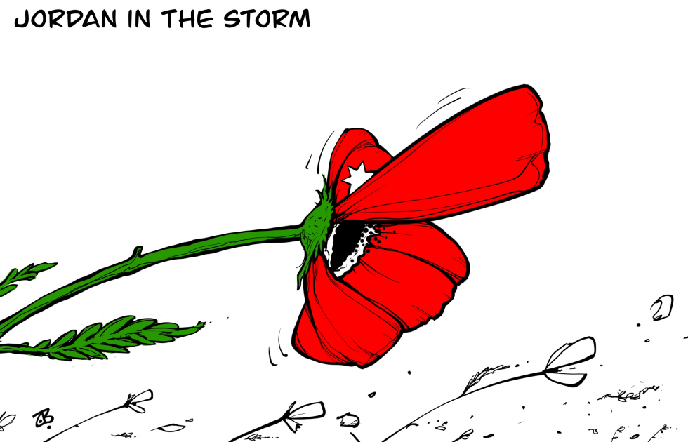 Jordan in the storm