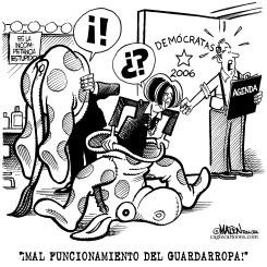 MAL FUNCIONAMIENTO DEL GUARDARROPA DE LOS DEMOCRATAS by R.J. Matson