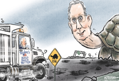 BIDEN, INFRASTRUCTURE AND MCCONNELL by Jeff Koterba