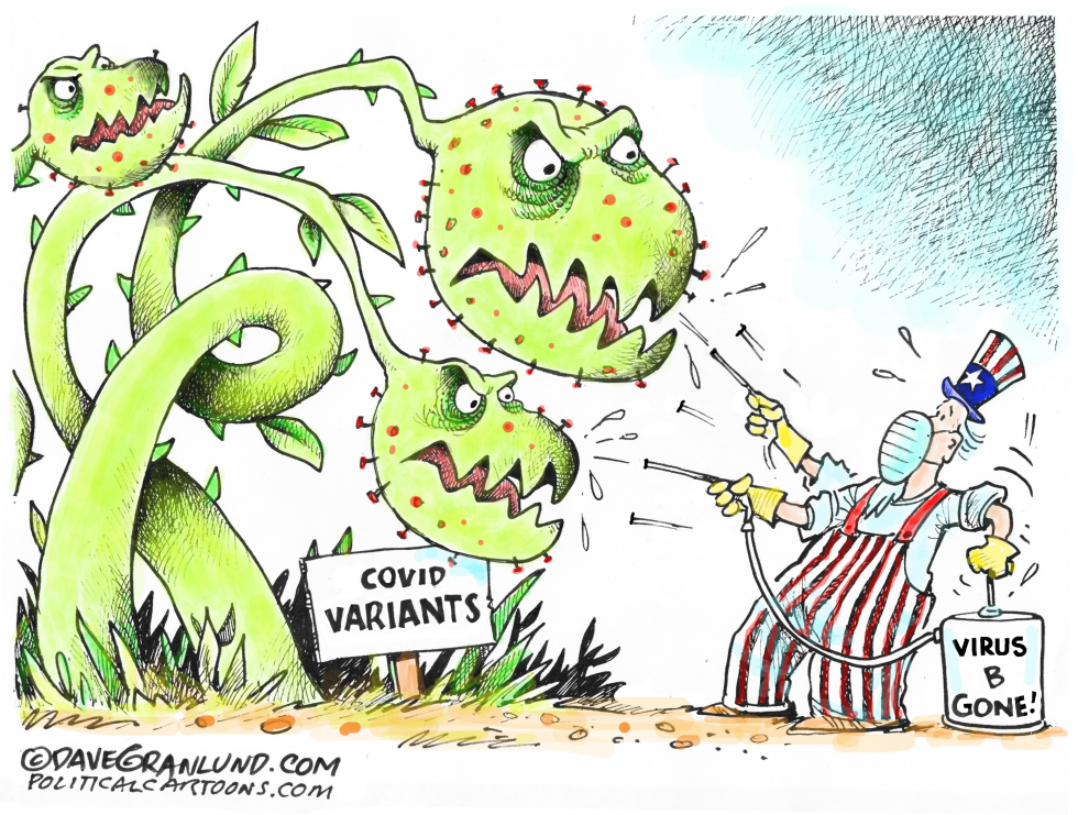 Covid variant battle
