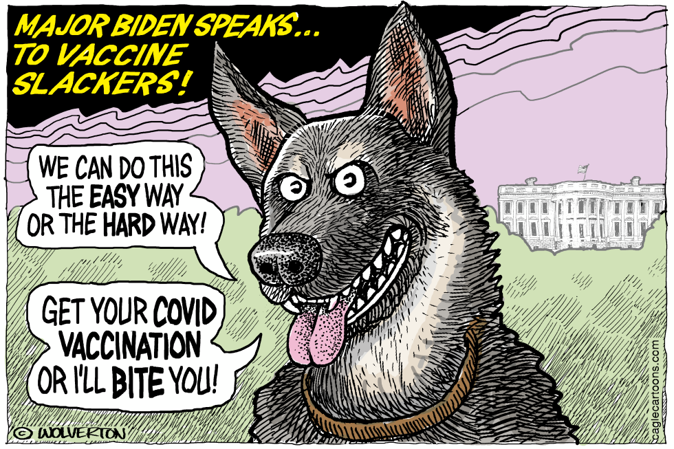 Major Biden Warns Vaccine Slackers