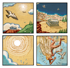 ICARUS AIR TRAVEL RESTRICTIONS by Peter Kuper