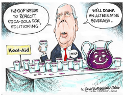 MITCH AND COCA-COLA POLITICS by Dave Granlund