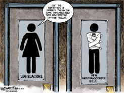 NORTH CAROLINA: ANTI-TRANSGENDER BILLS by Kevin Siers