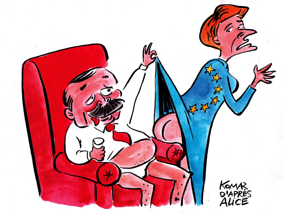 Erdogan and Ursula von der Layen