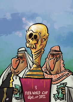 6,500 DIED IN QATAR WORKING FOR THE WORLD CUP by Kap