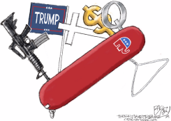 GOP ARMY KNIFE by Pat Bagley